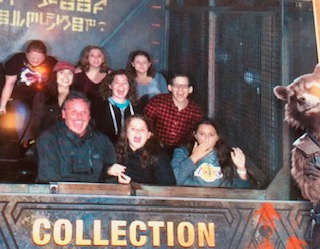 First ride on Guardians of the Galaxy!