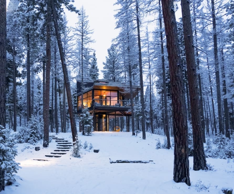 Cabin Treehouse - The Green O - Montana