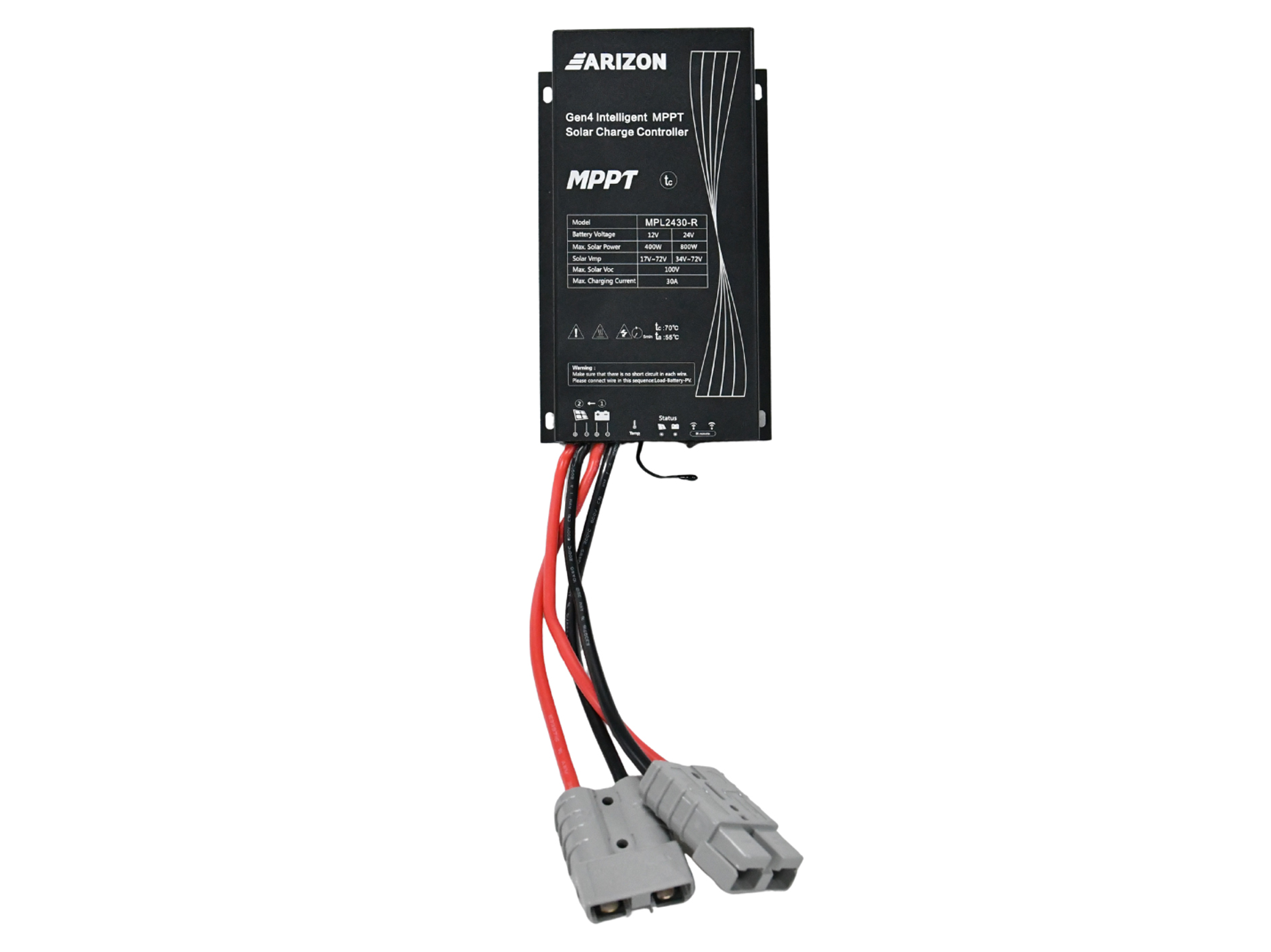 Intelligent MPPT Solar Charge Controller included