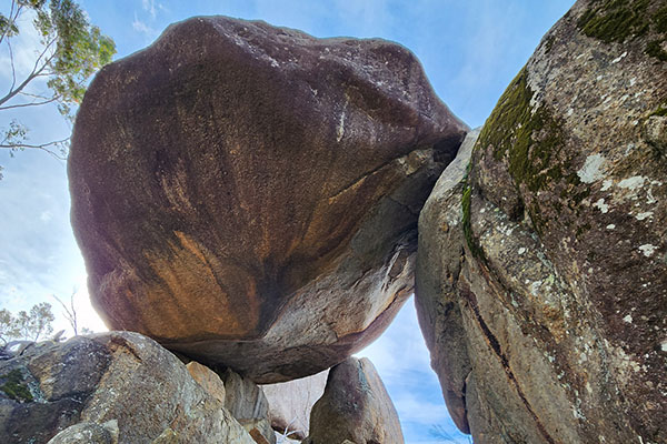 Amazing rocks and formations at Namadgi National Park