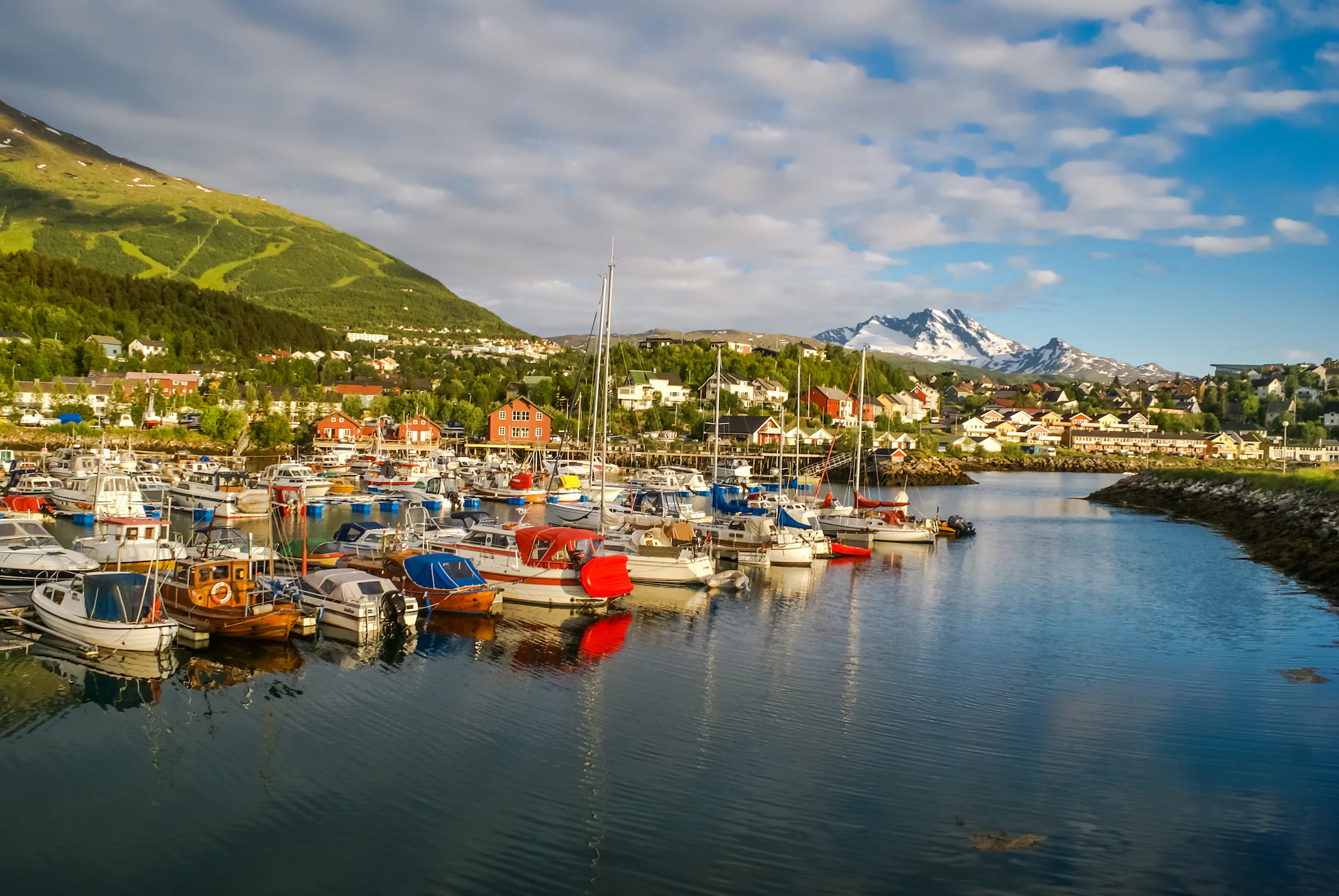 Narvik in Norway where we spent a couple of nights