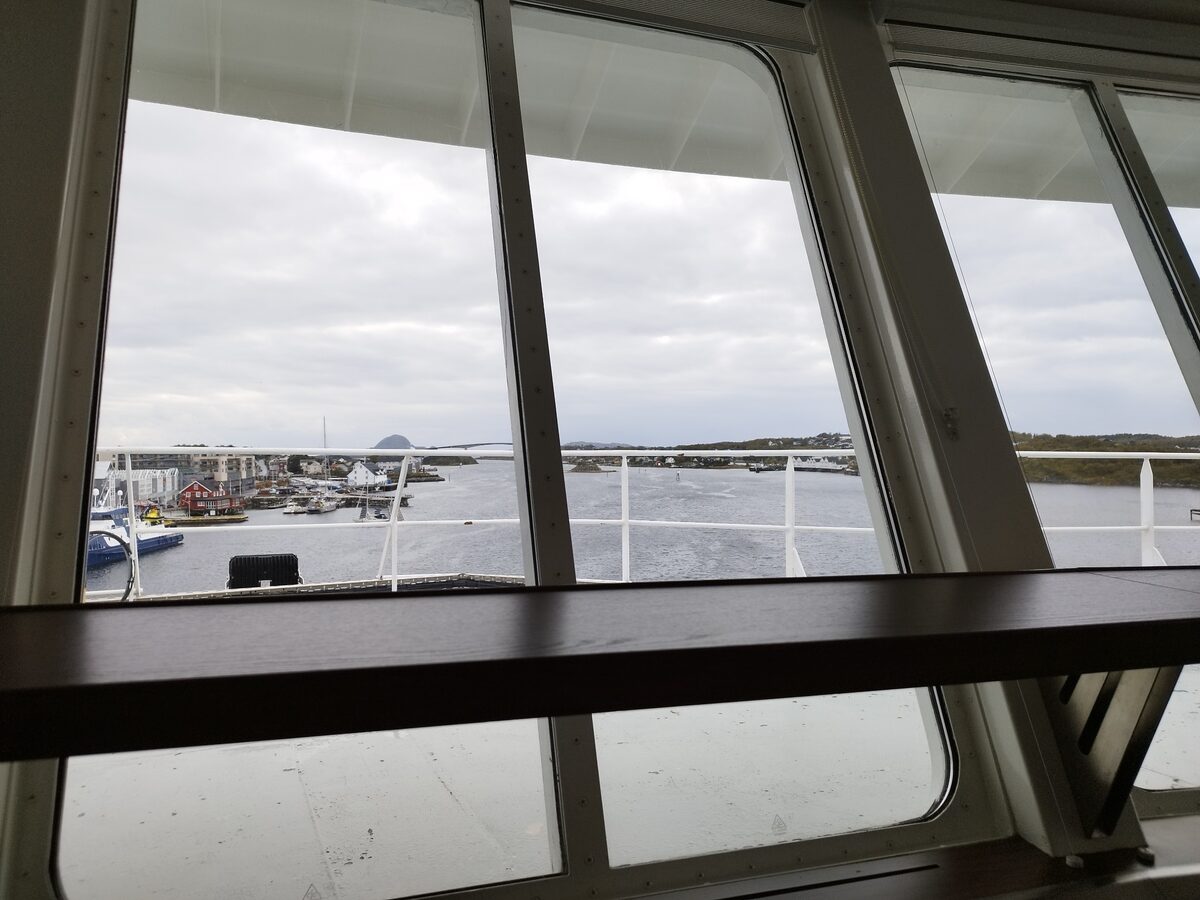 View from the ship before we got off