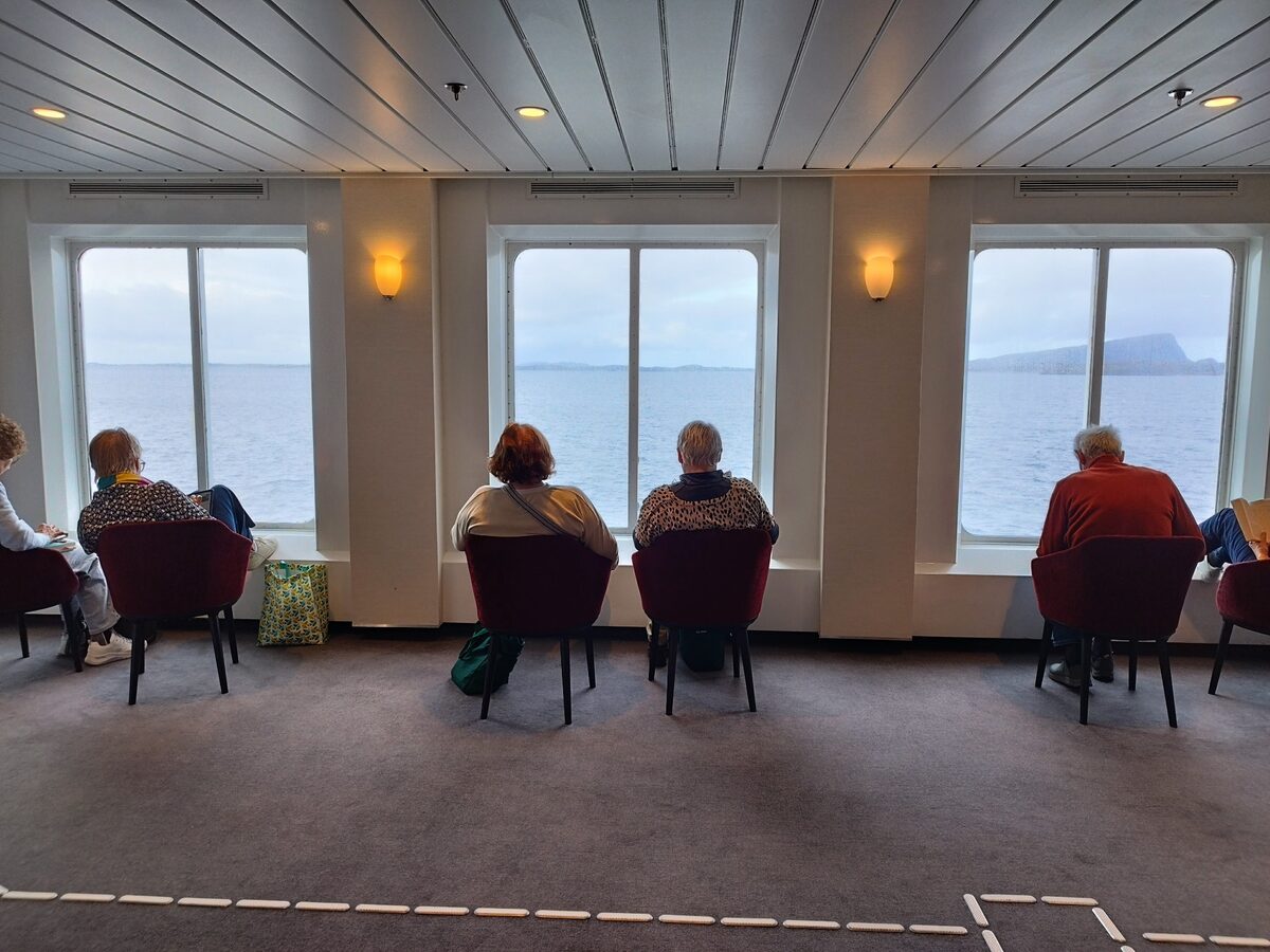 Plenty of seats to enjoy the view