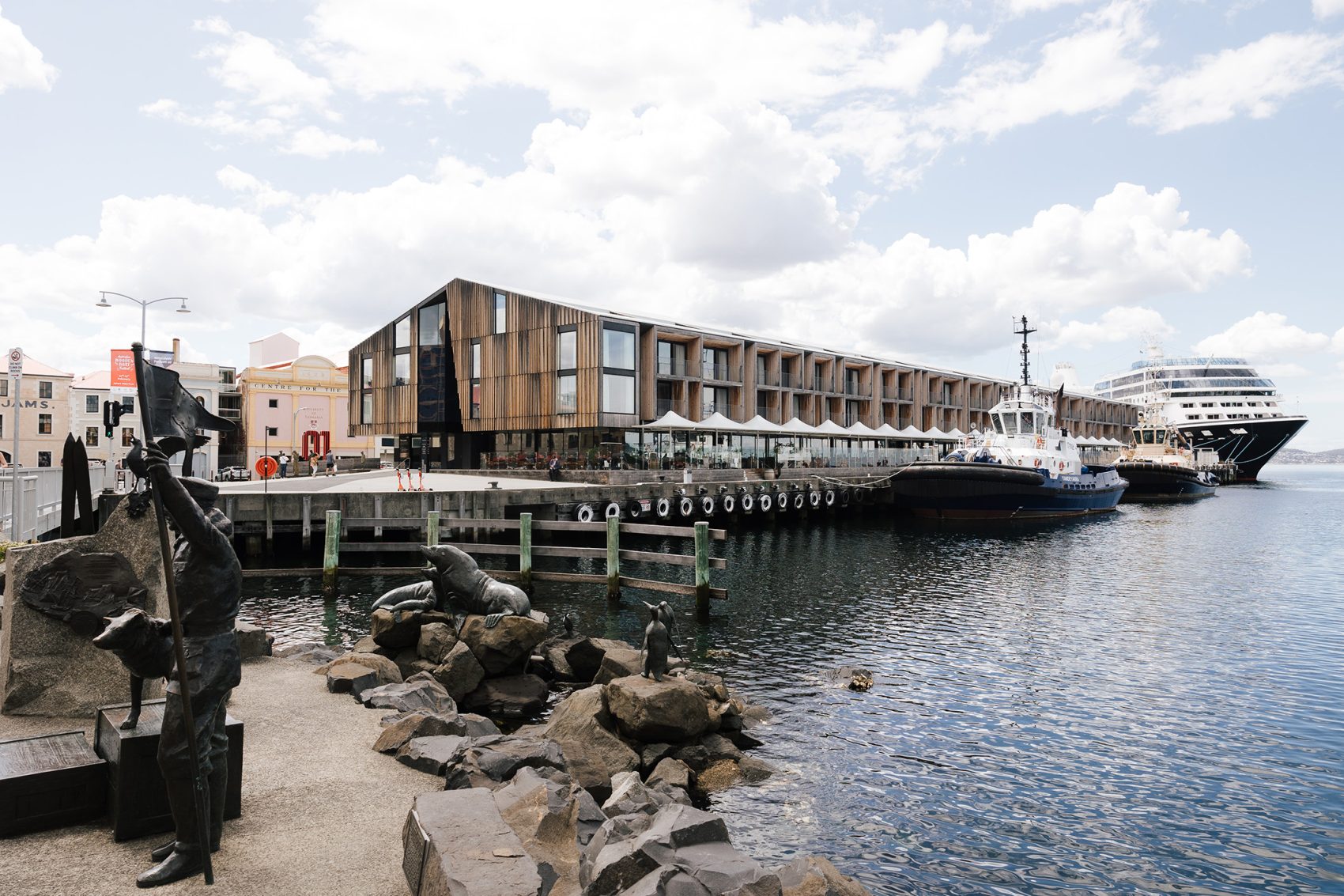MACq 01 Hotel on Hobart's waterfront fits the trip beautifully