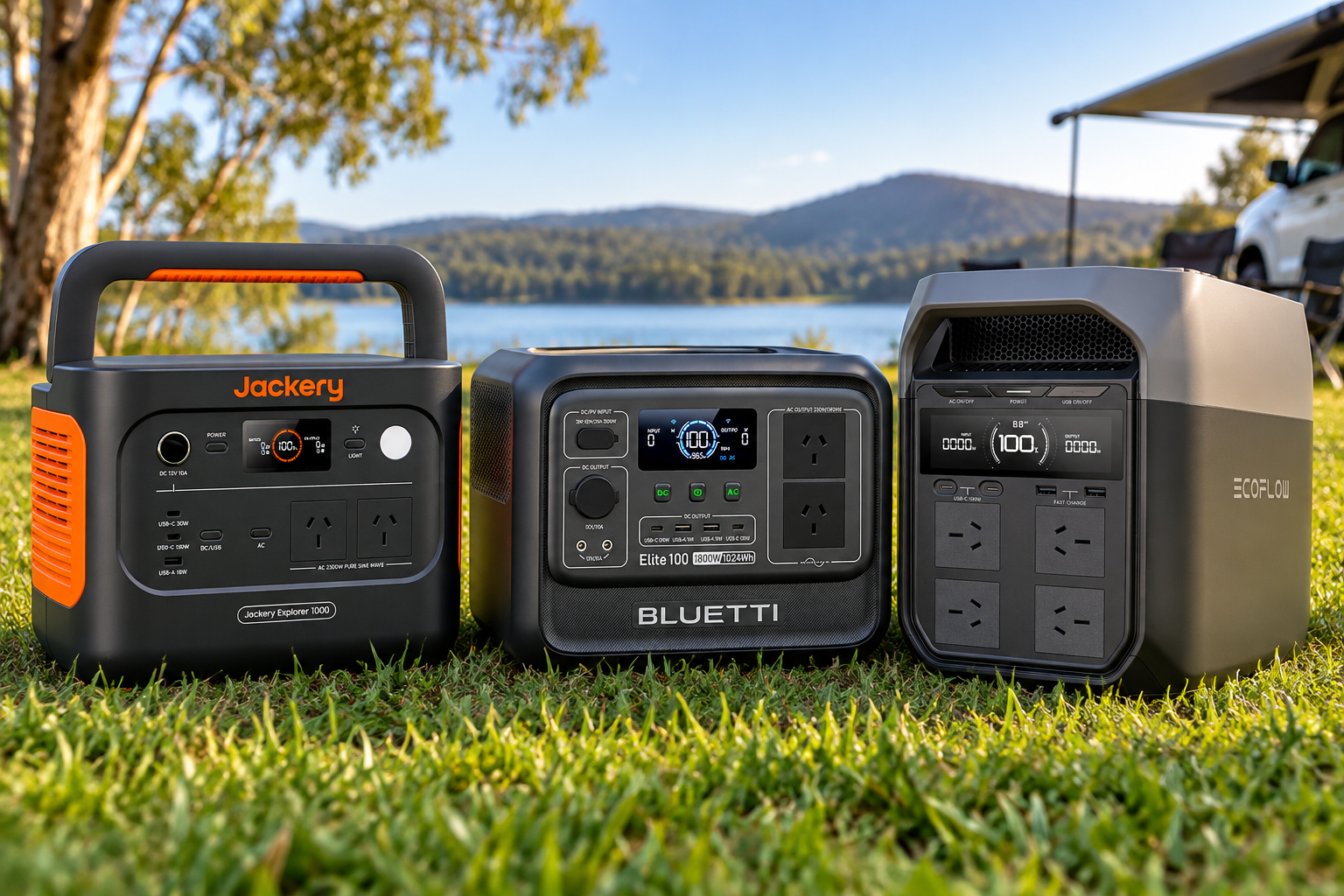 Portable Power Station Shootout: EcoFlow vs BLUETTI vs Jackery