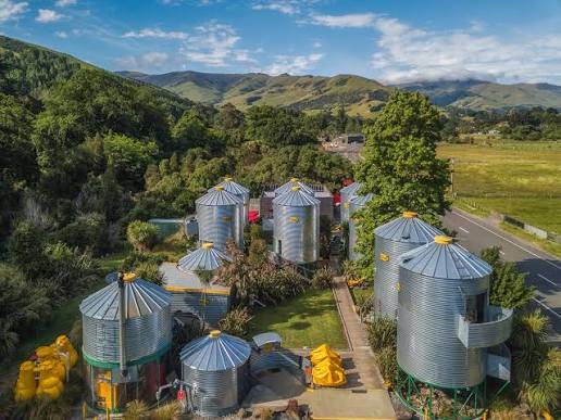 SiloStay, Little River, New Zealand - South Island