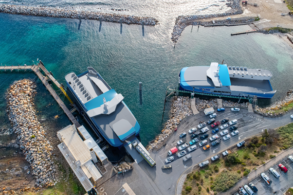 SeaLink Ferry will get you there from Cape Jervis