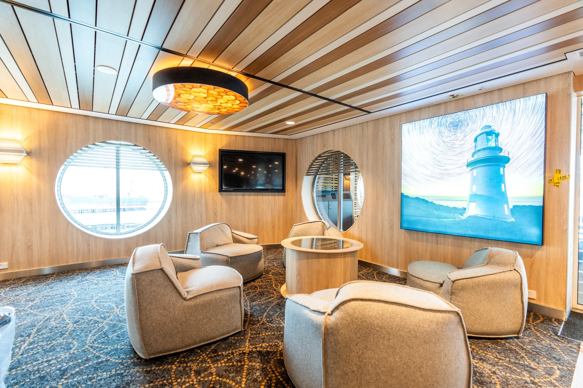 Numerous common lounge spaces of all kinds