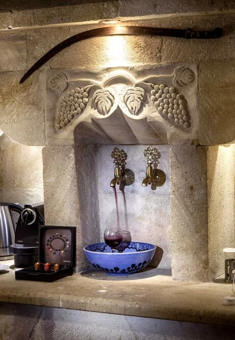Safir Cave - literally wine on tap