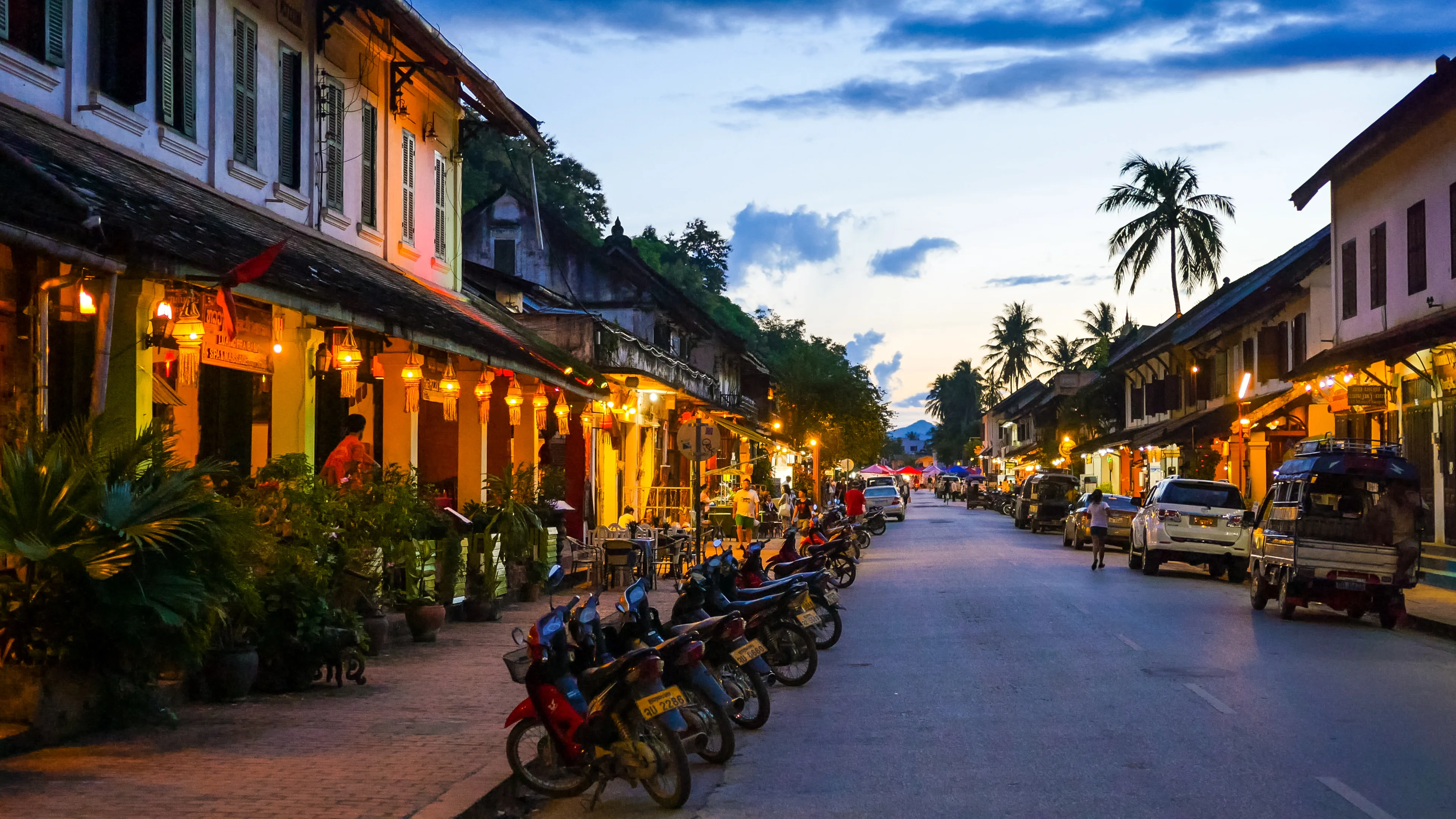 Luang Prabang at night