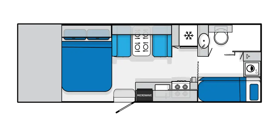 Jayco Discovery Outback Caravan new 22ft-9 Layout available