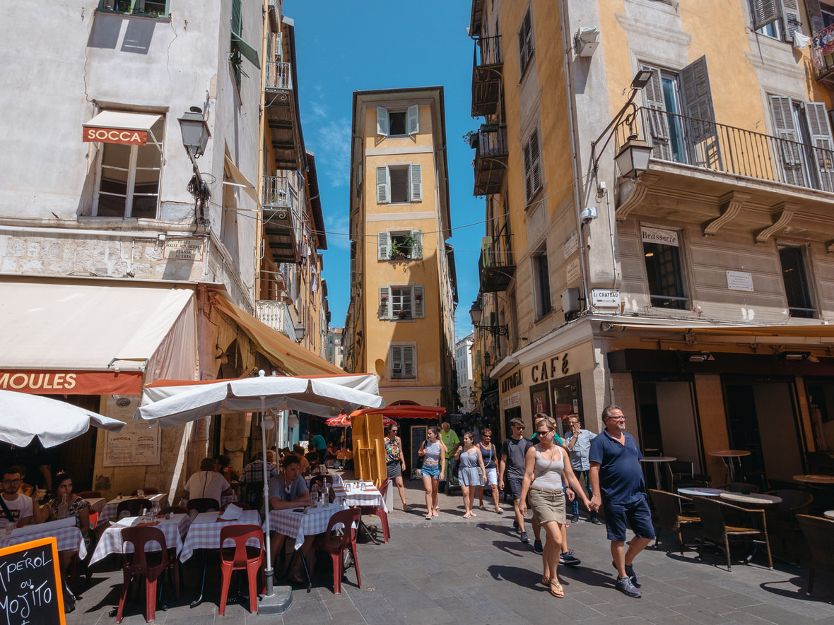 French Riviera, Old Town of Nice is a muct visit