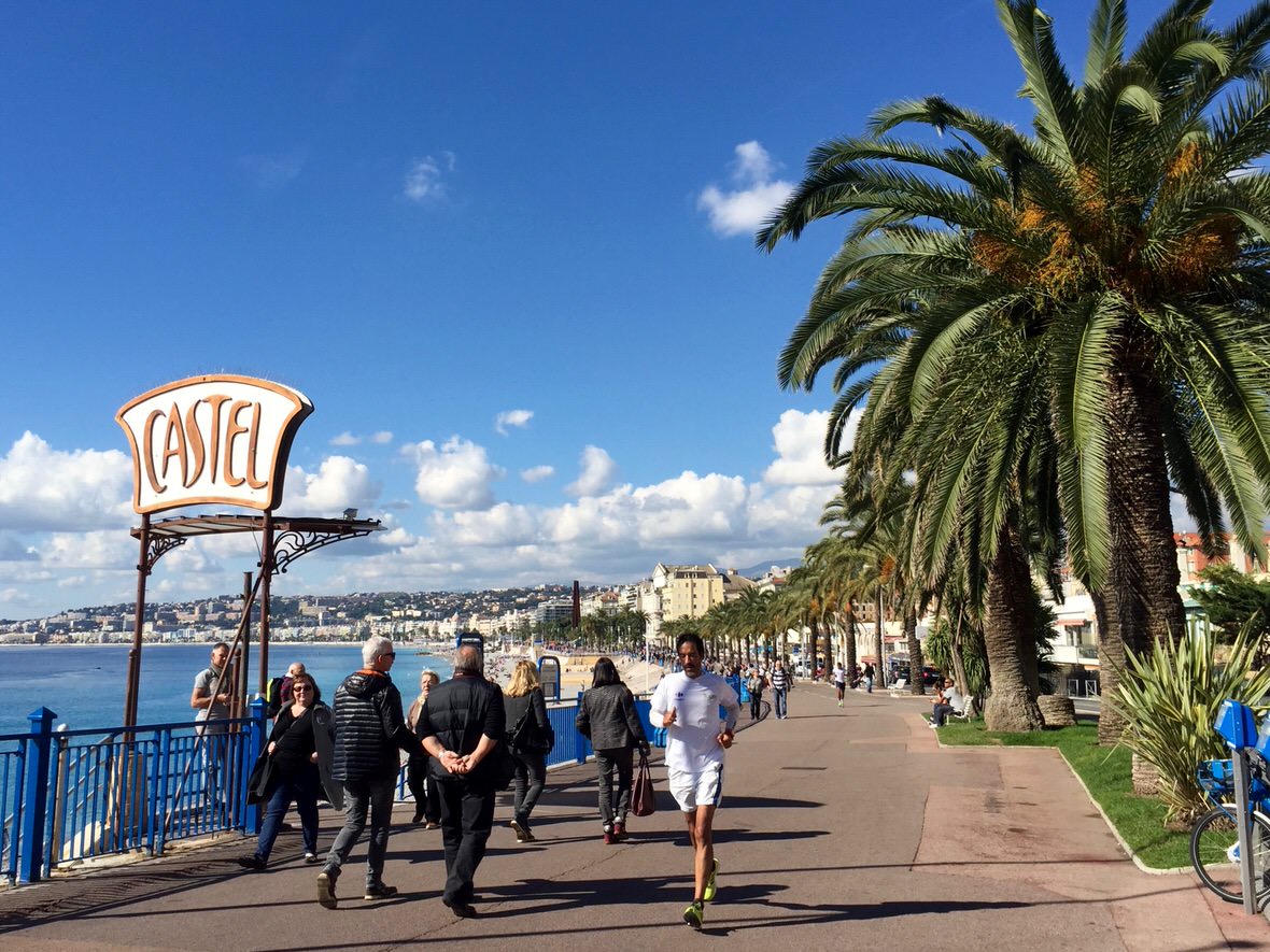 Stroll the famous Promenade des Anglais