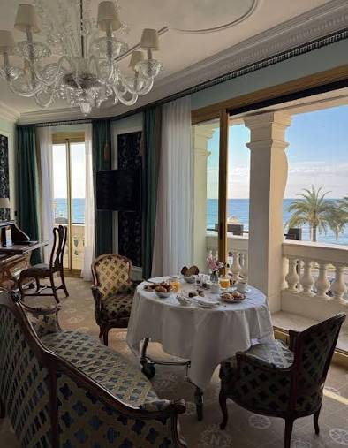 and breakfast with a view