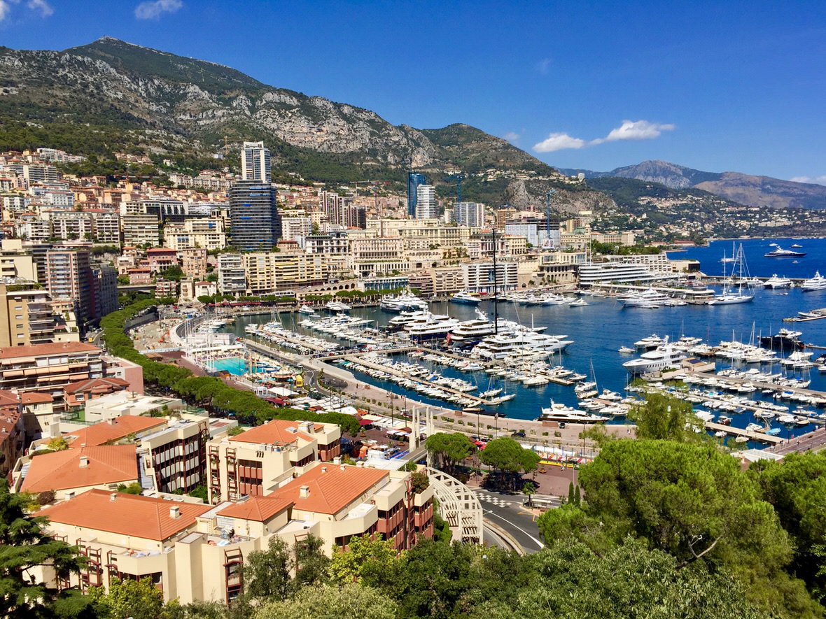 Monaco, the worlds smallest nation, well 2nd behind the Vatican!