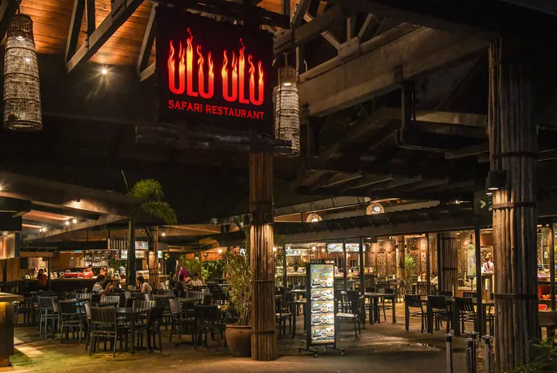 Ulu Ulu Safari Restaurant in the Park