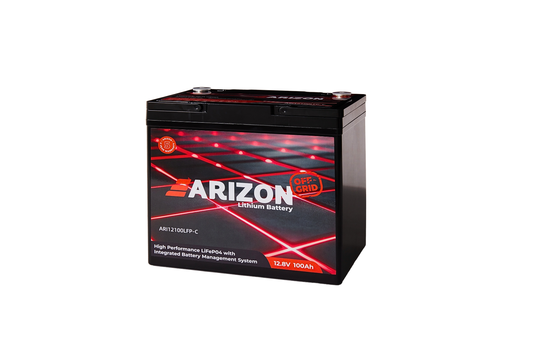 Arizon Off-Grid - 12V 100Ah Lithium Battery