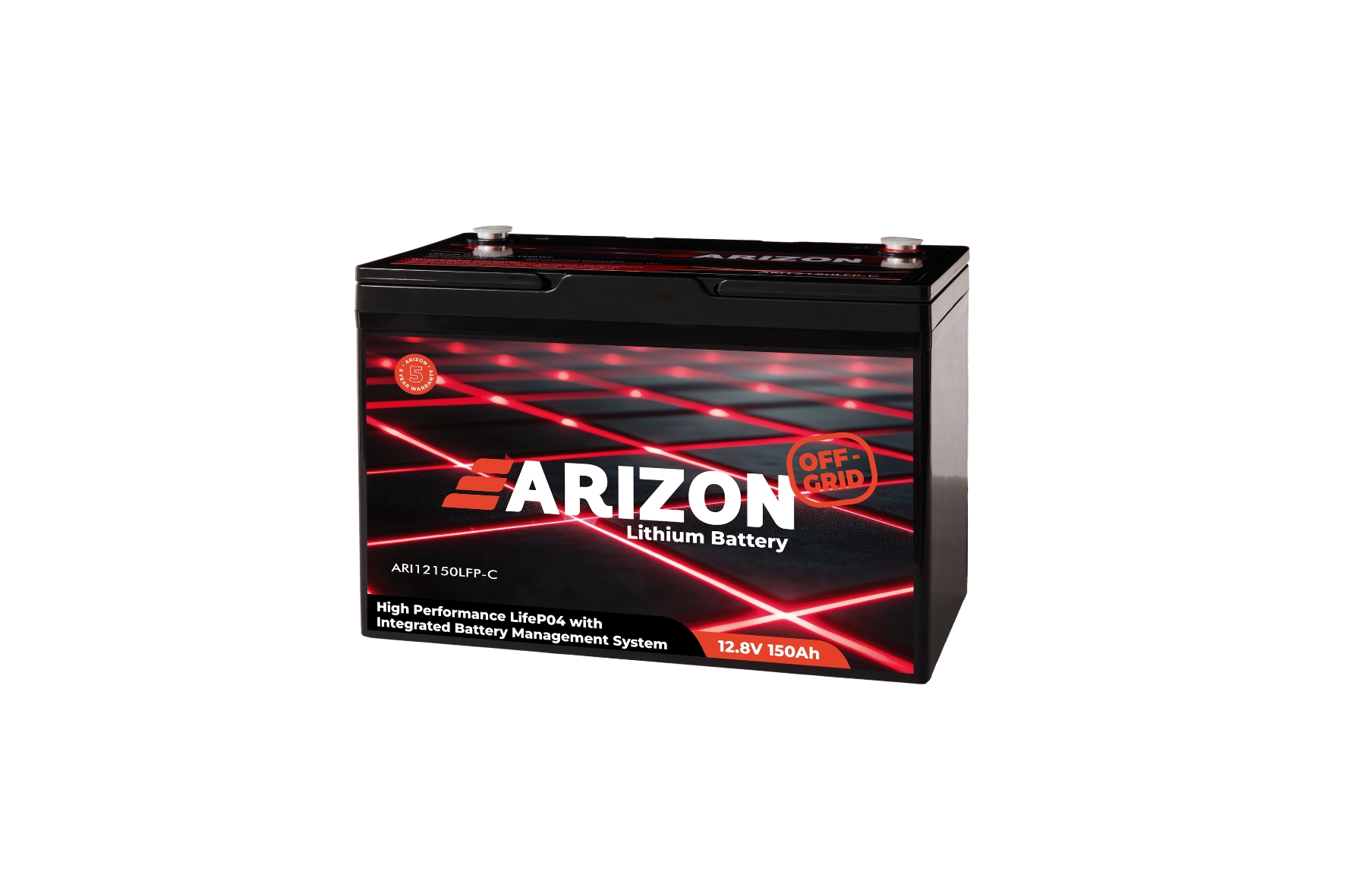 Arizon Off-Grid - 12V 150Ah Lithium Battery