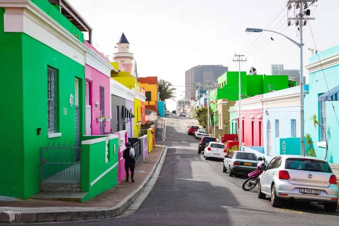 South Africa Cape Town's colourful Bo-Kaap neighbourhood