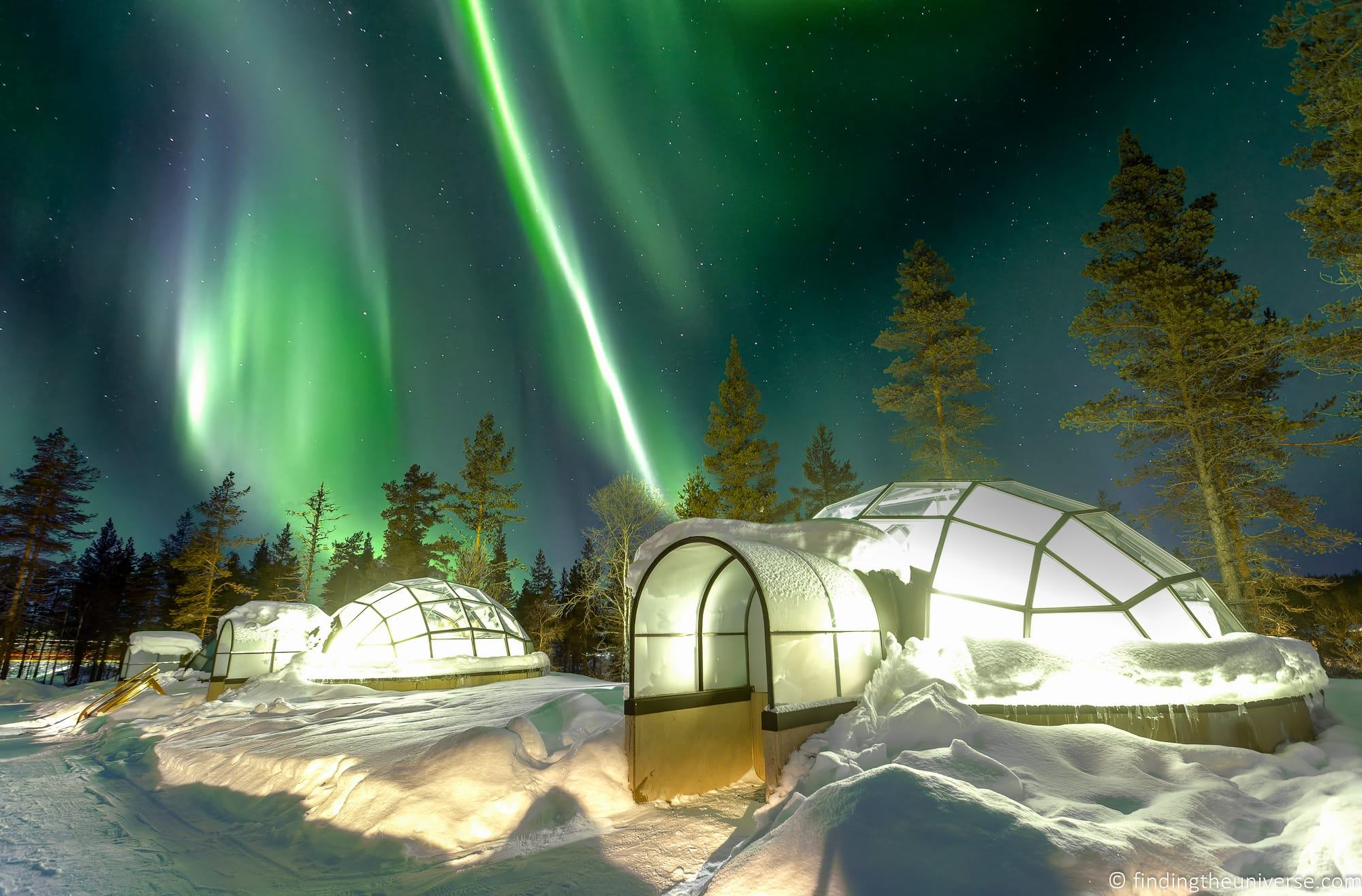 Finland's Kakslauttanen Arctic Resort - sleep under the Northern Lights