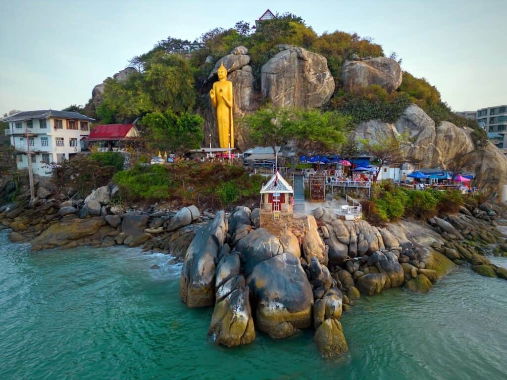 Khao Takiab otherwise known as Monkey Mountain - part of the Wat Khao Takiab temple area.